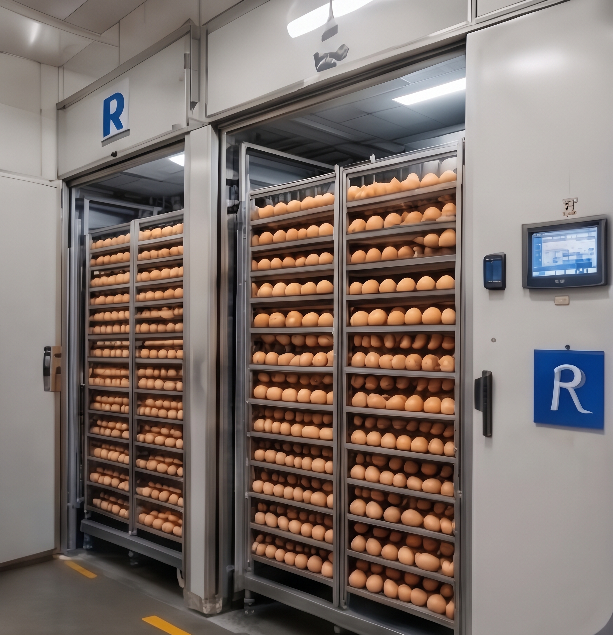 Incubadoras para producción avícola